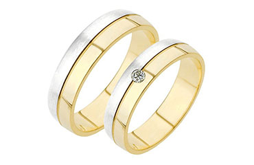 originální zlaté snubní prsteny Lido